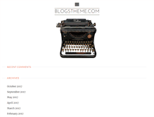 Tablet Screenshot of blogstheme.com